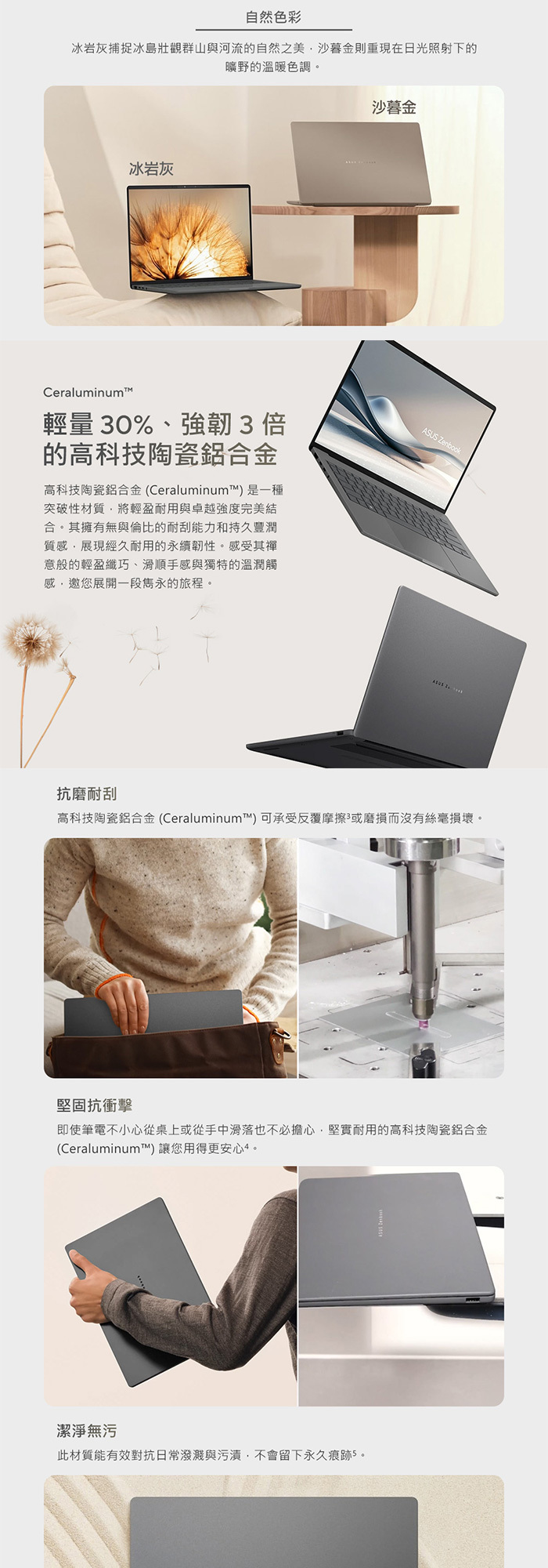 UX3407QA-0072D26100高科技陶瓷鋁合金