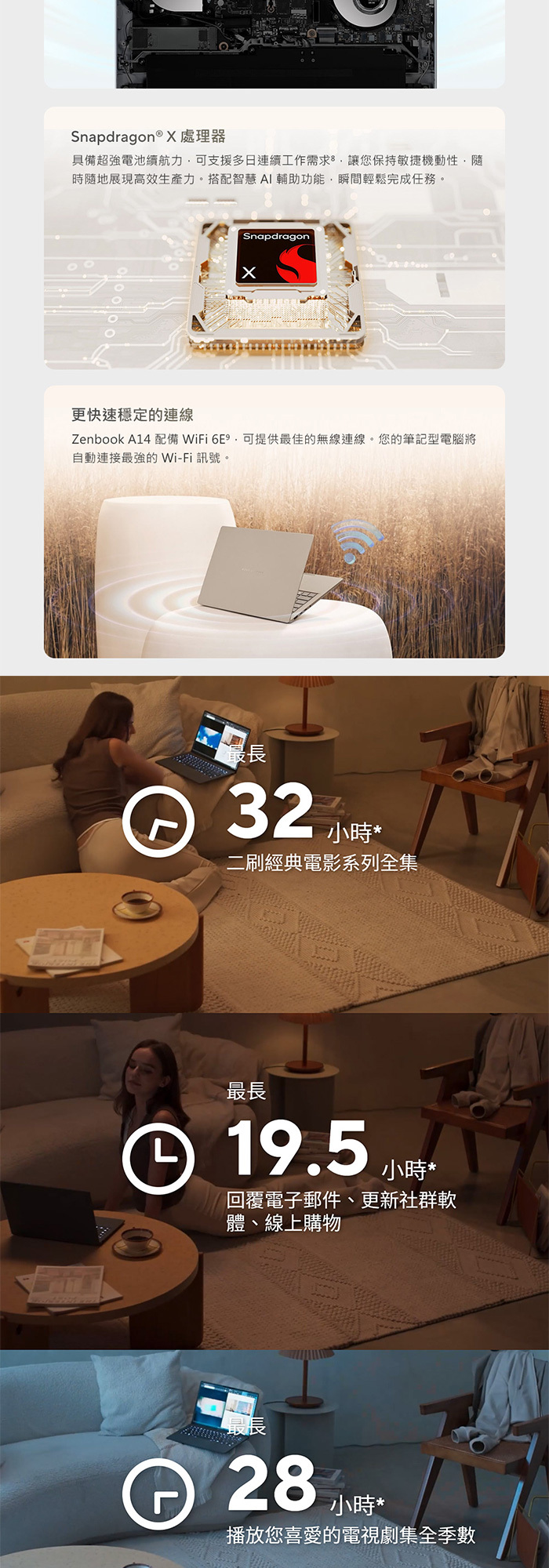 UX3407QA-0072D26100持久續航力