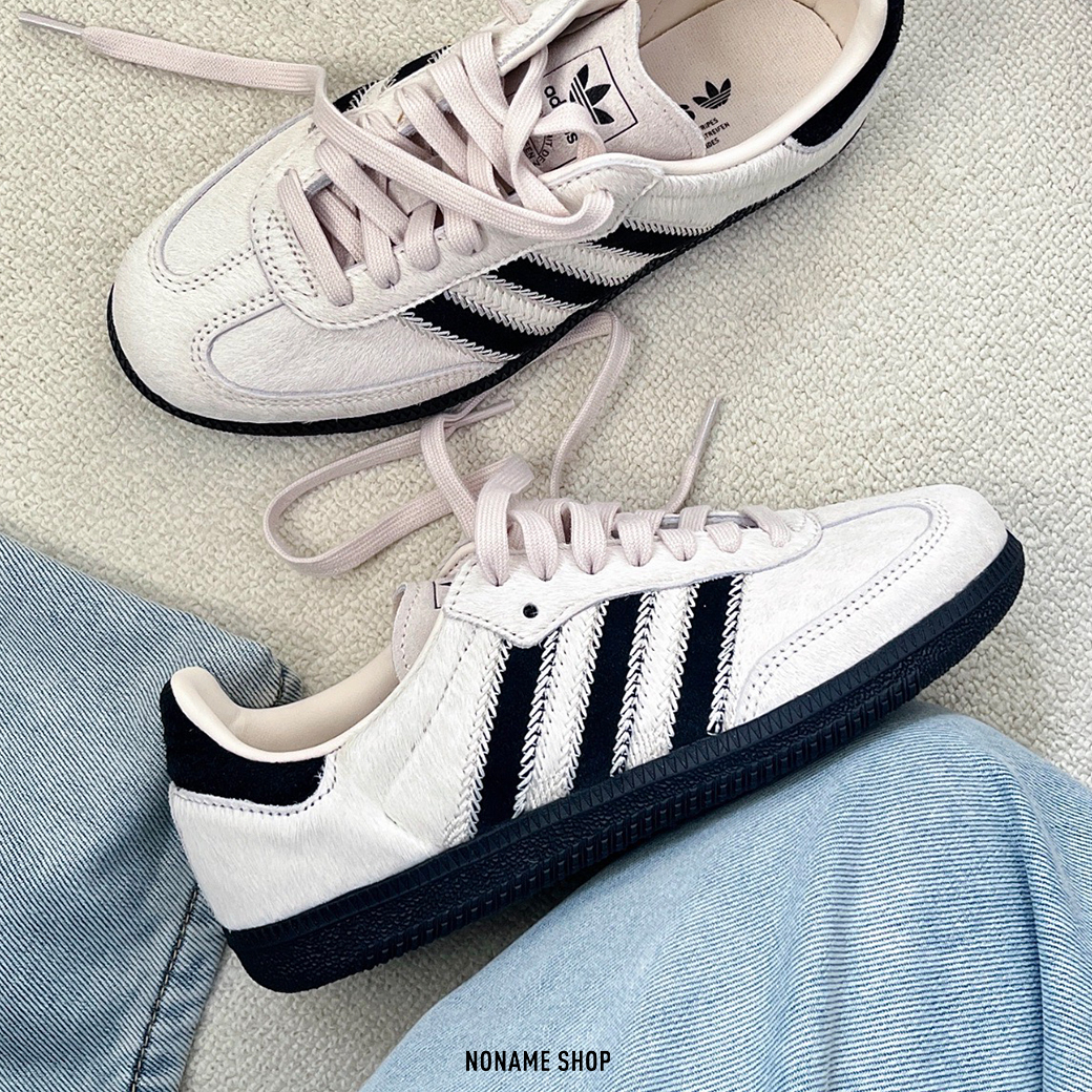 ADIDAS ORIGINALS OG SAMBA "Cow Hair" 馬毛 黑奶油 (男/女 同款)