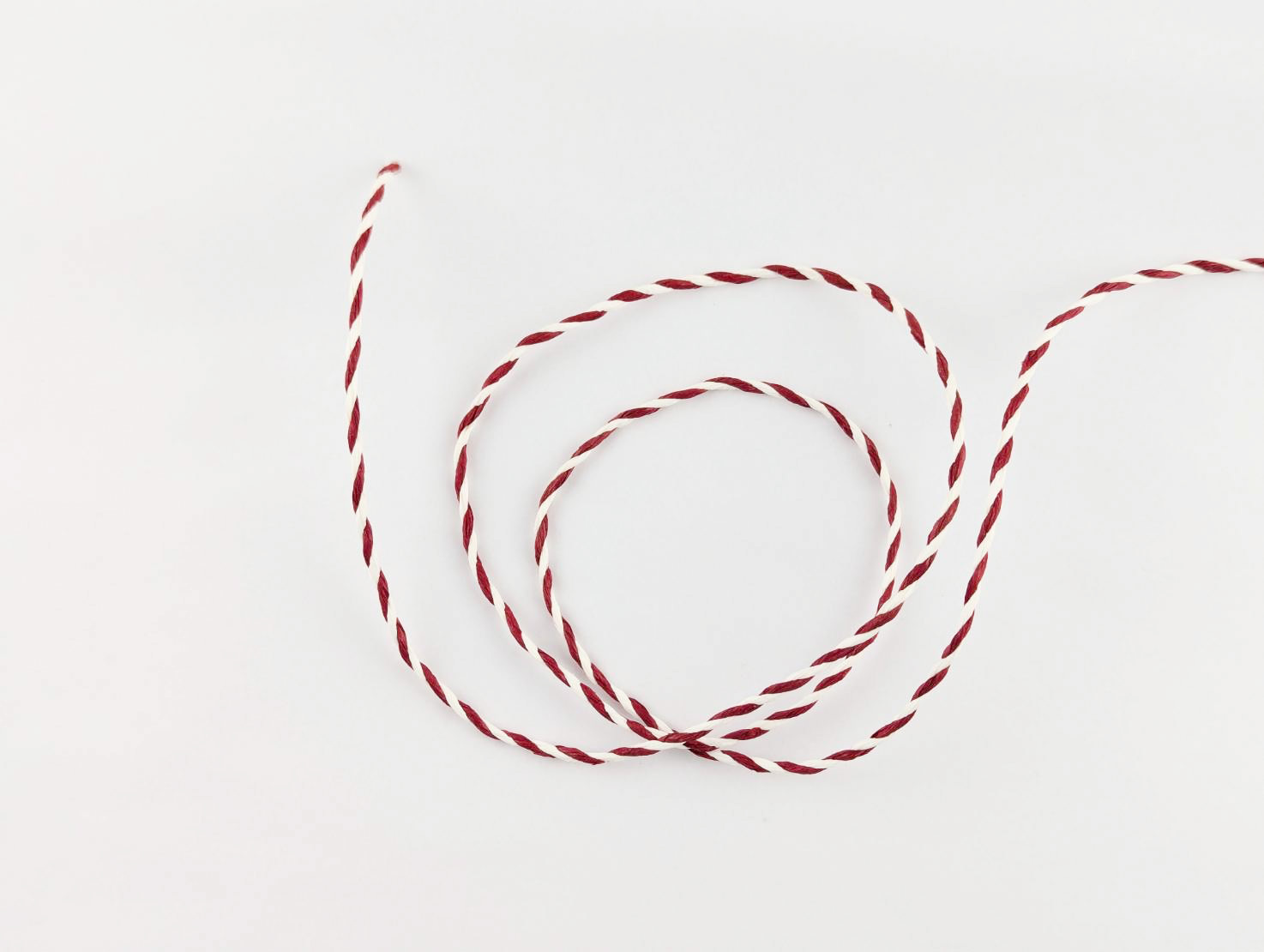 紅白雙色3mm紙繩_5碼/捲_絕版Outlet