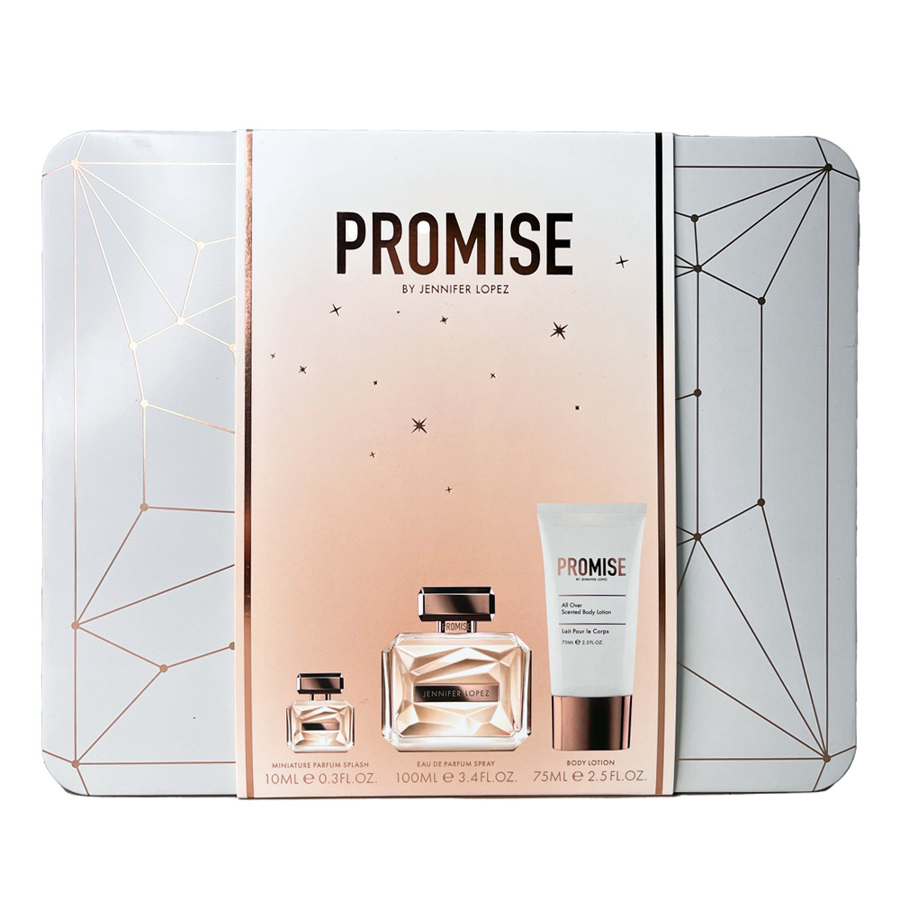 J.Lo 珍妮佛羅培茲 Promise 許諾之吻禮盒 (100ml+身體乳75ml+小香10ml)
