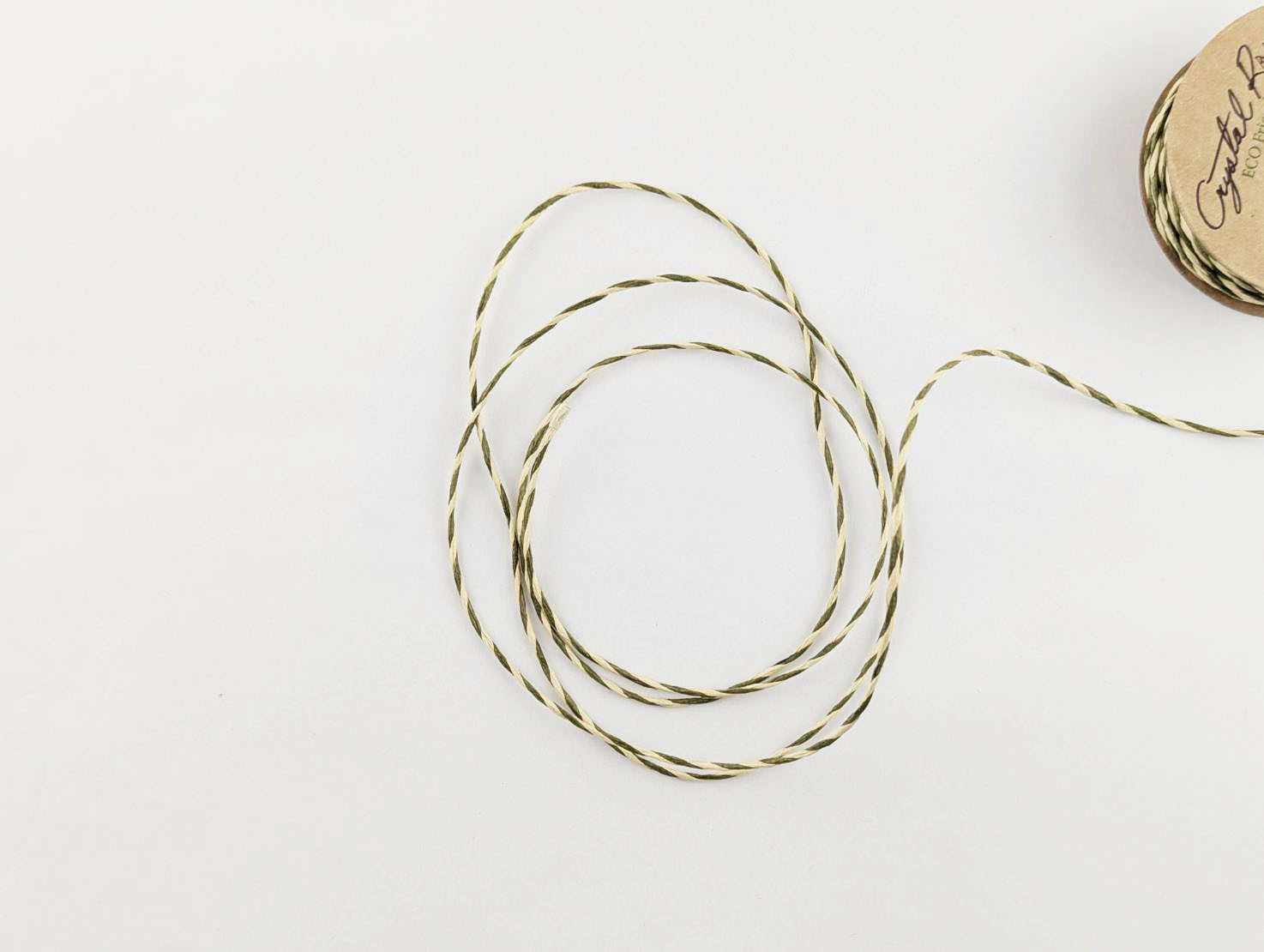 黃綠雙色2mm紙繩_10碼/捲_絕版Outlet