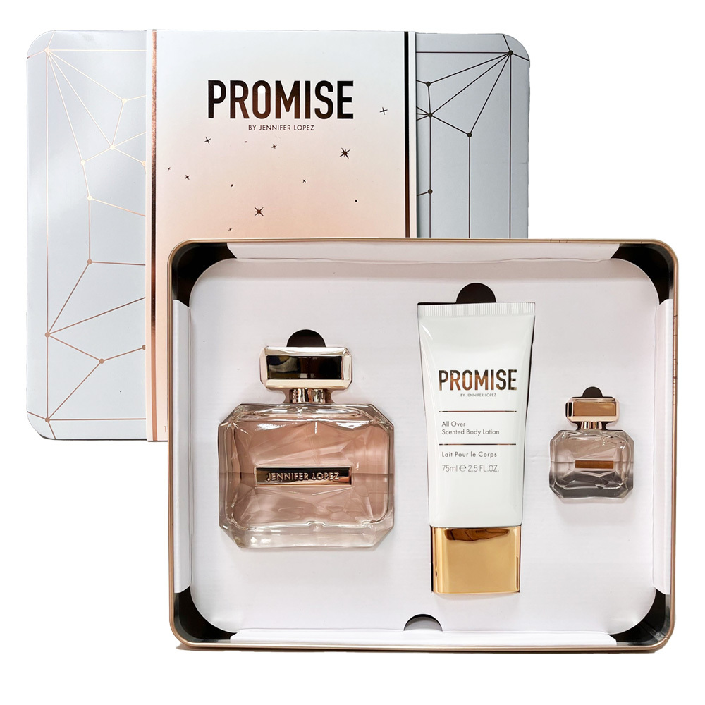 J.Lo 珍妮佛羅培茲 Promise 許諾之吻禮盒 (100ml+身體乳75ml+小香10ml)