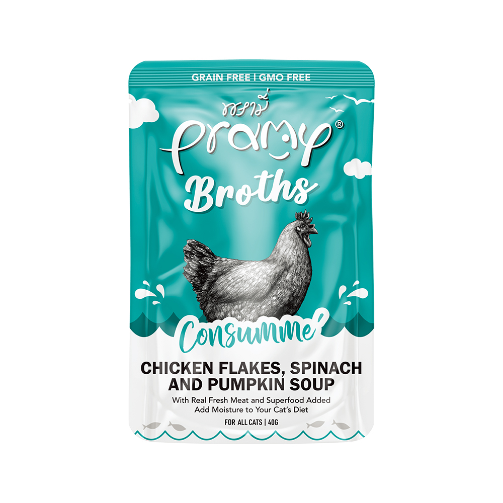Pramy 補水救星 燉雞湯+菠菜南瓜 補水湯包