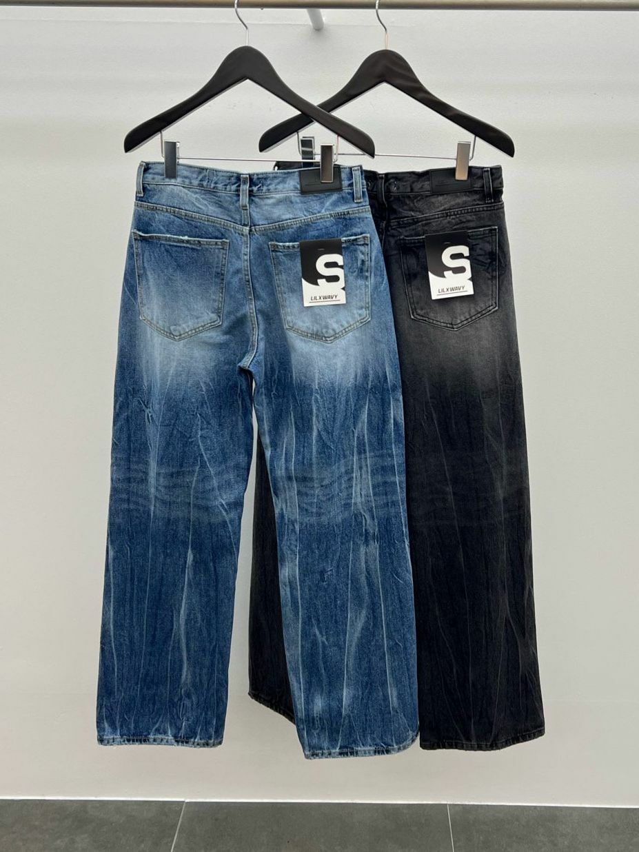 洗水鬆身牛仔褲 LIL-043P