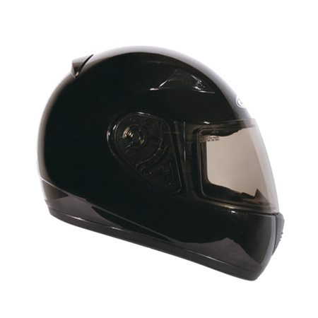 ZEUS ZS-2000C 珍珠黑 素色 全罩帽款 小帽體