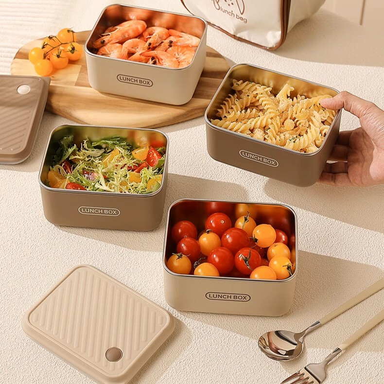 《5665》日式可微波防漏保溫便當盒