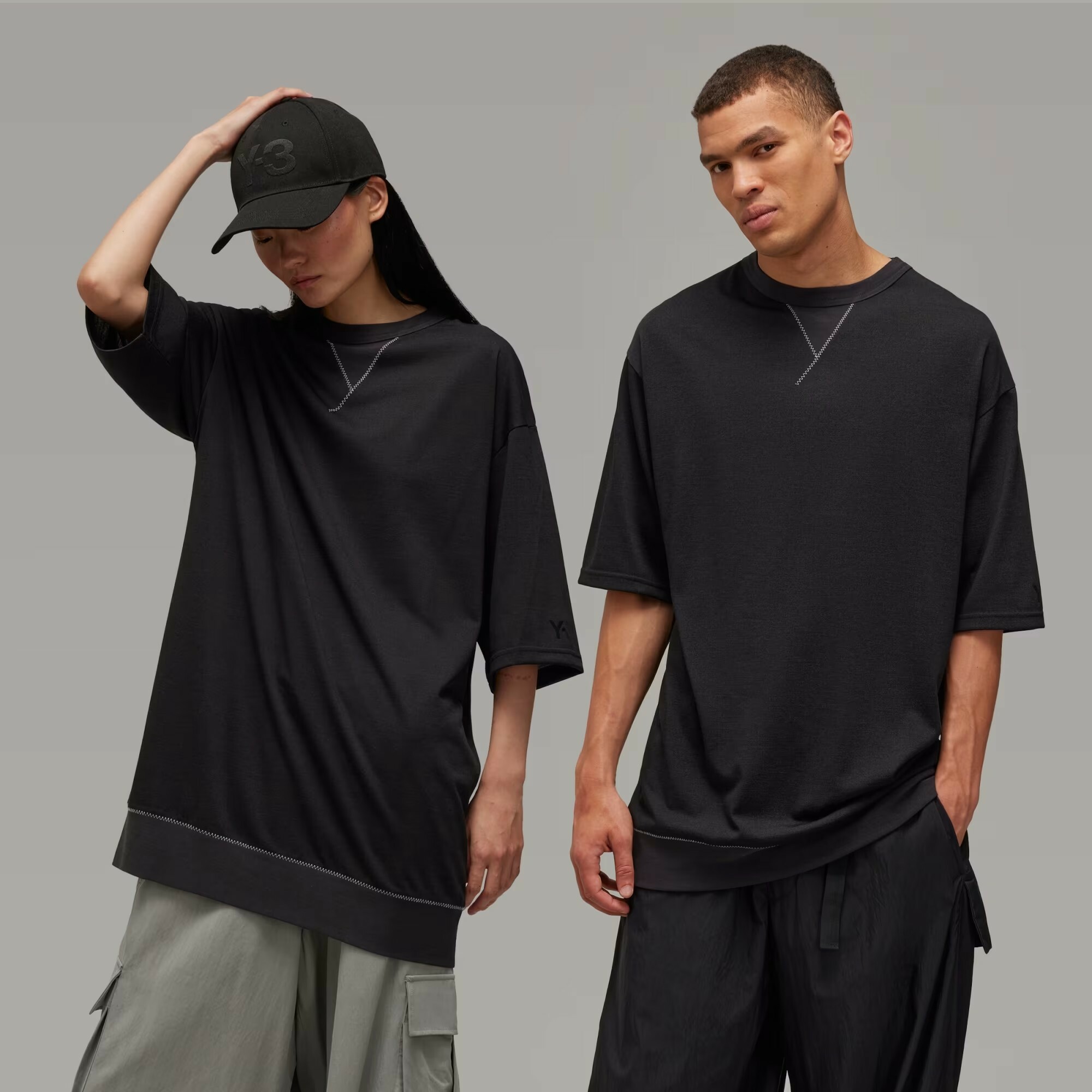 【 Y-3 U SS TEE PREM 短TEE - 碳黑 】