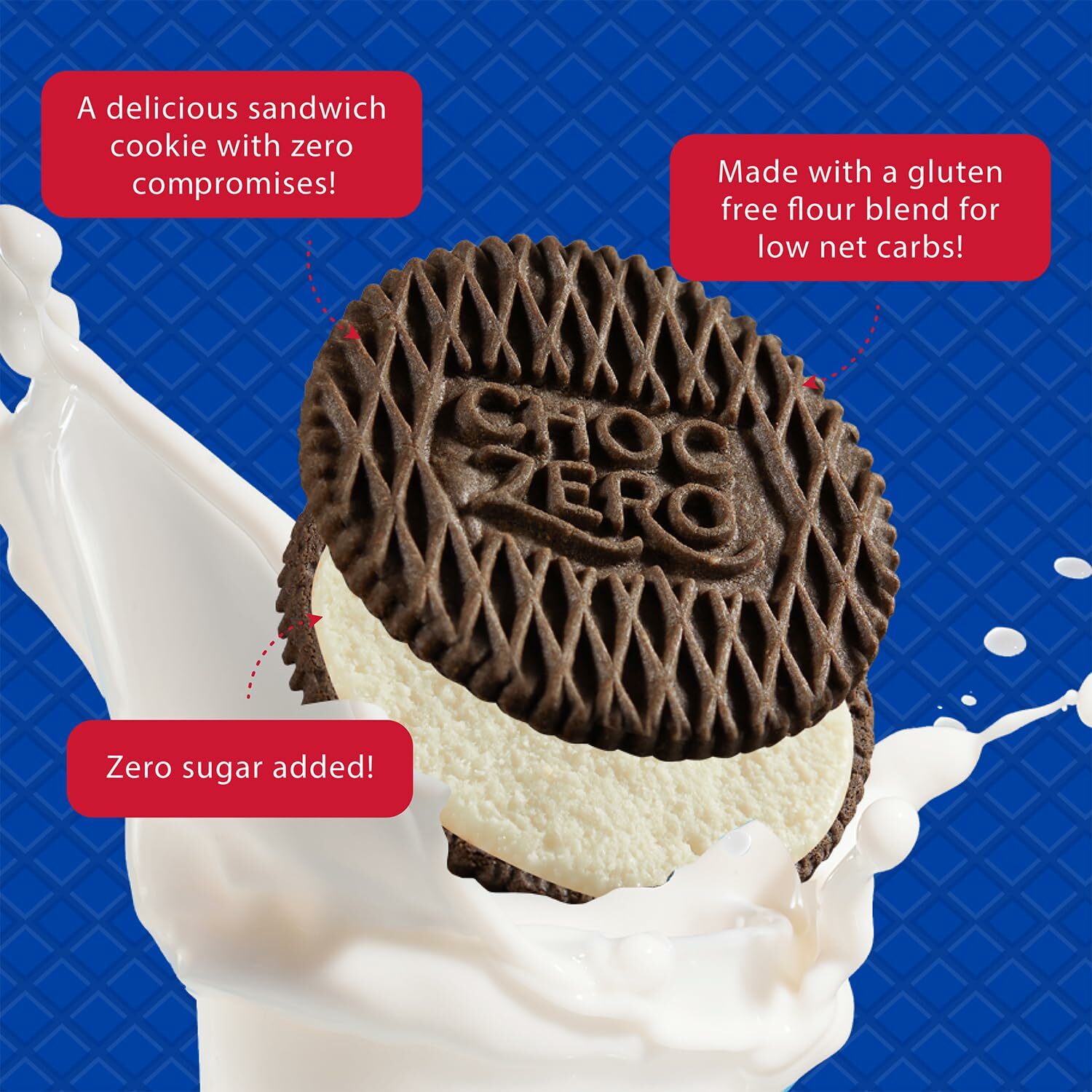 Choczero 低碳朱古力雲尼拿Oreo 曲奇 252g 24塊 (新舊包裝隨機發送)