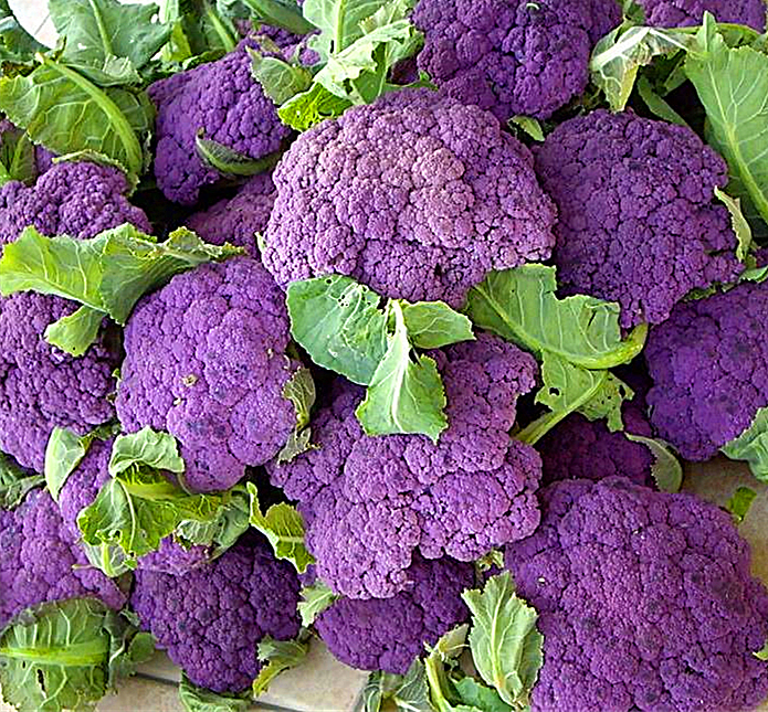 本地有機紫色椰菜花 (約2斤/包)