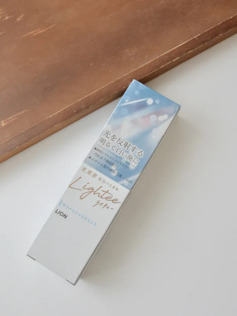 【 預購 】LION Lightee 加強版嫩白牙膏 100g 日本