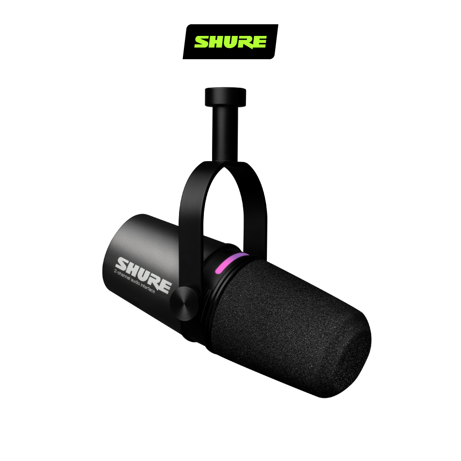 SHURE MV7i 智慧麥克風+錄音介面