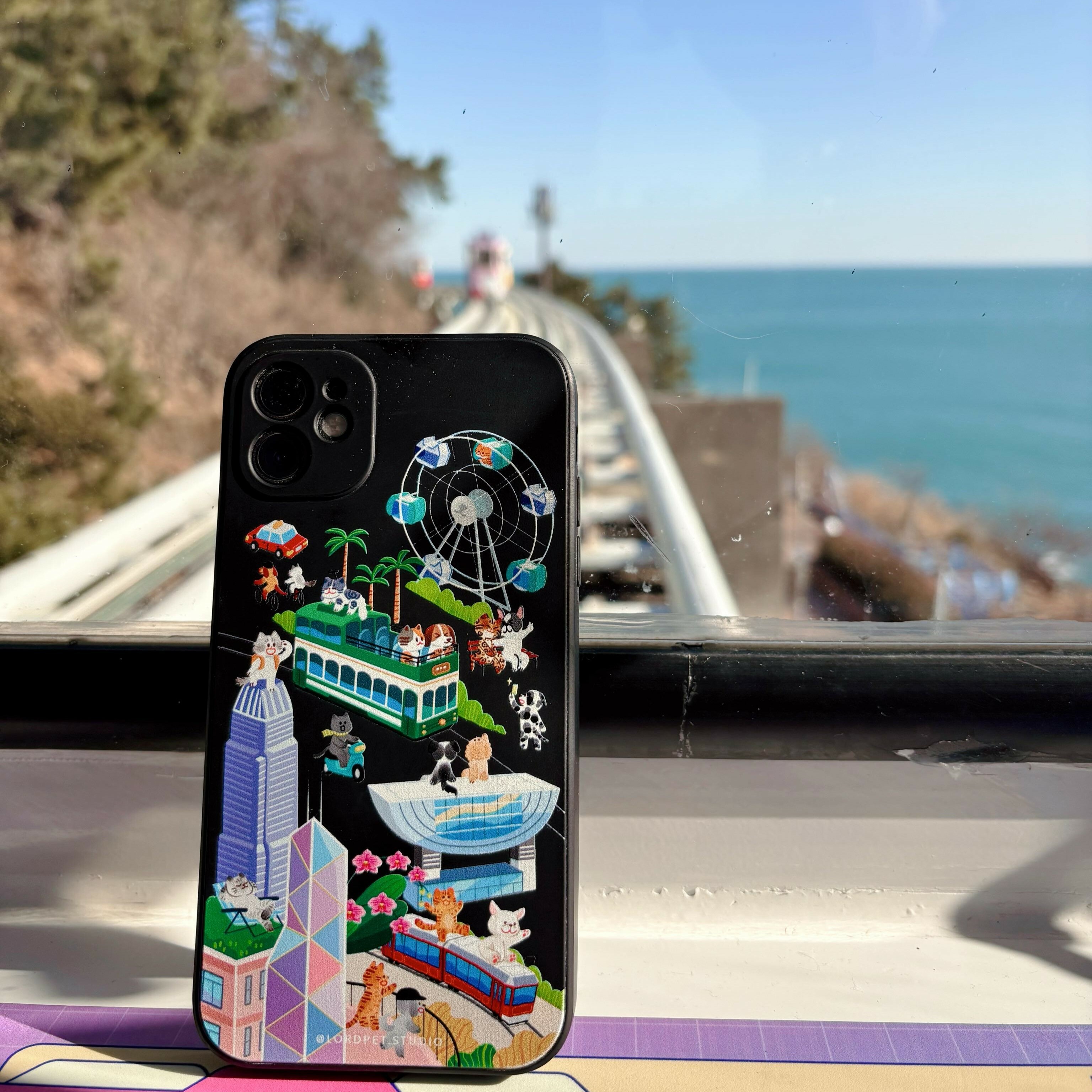 汪喵香港遊手機殼/ 中環 / 自家原創設計