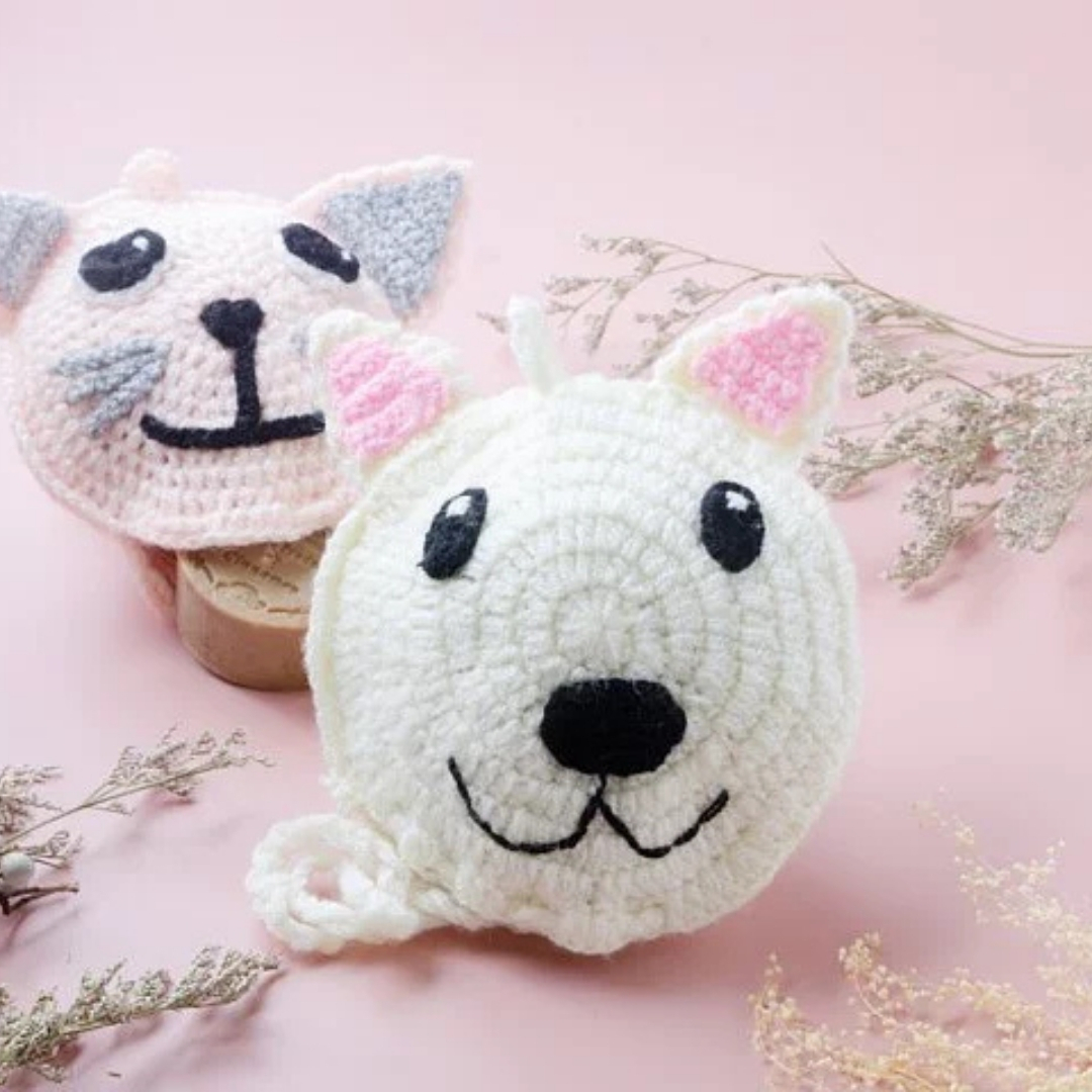 Beige Cat｜1001 Meow Pouch (NO.34)