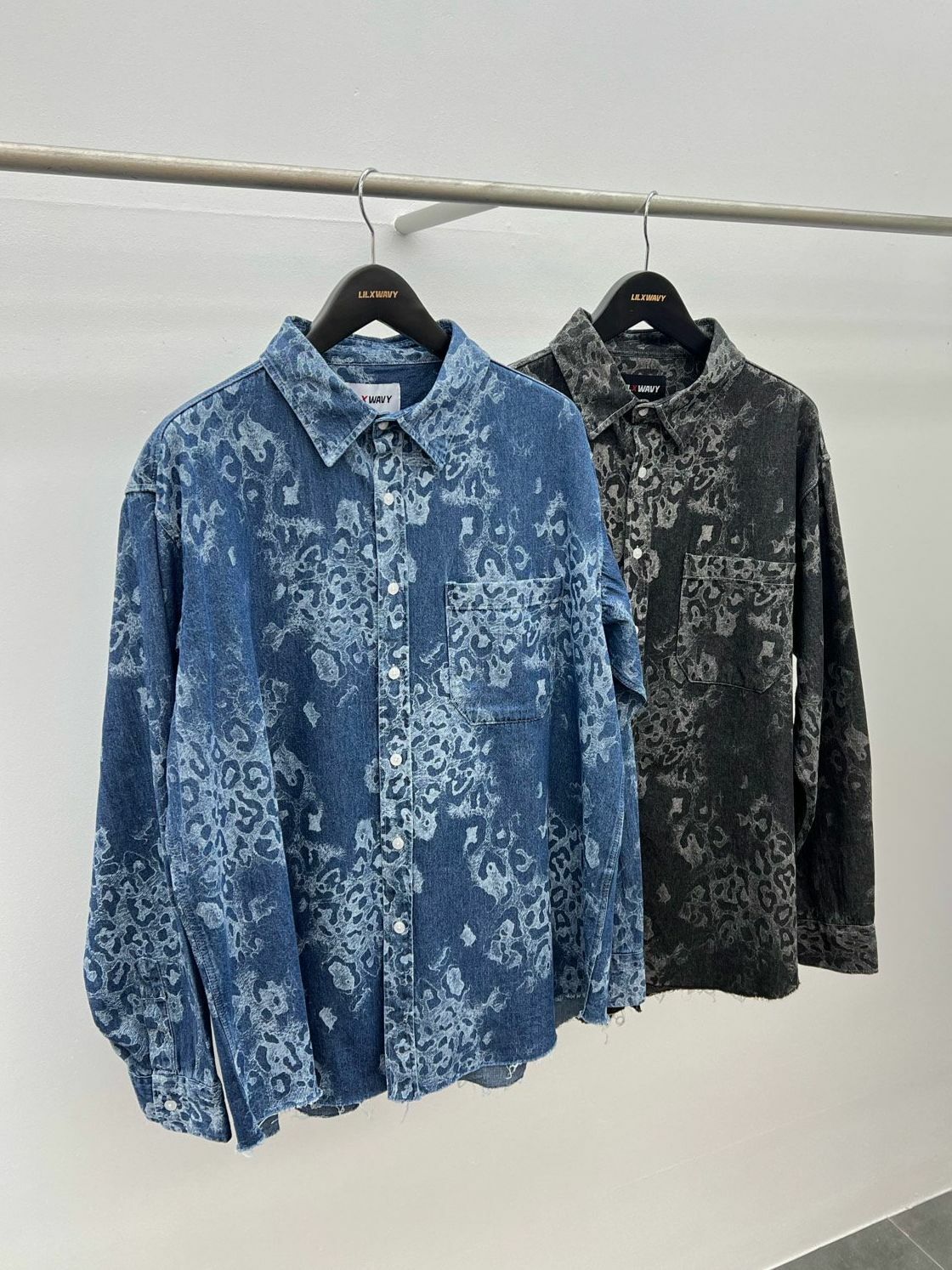 豹紋長袖恤衫 LIL-048S