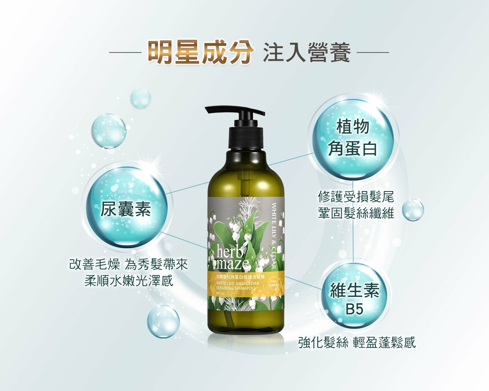 ⚡母親節限定買一送一X限量3組⚡【herbmaze 草繹】鈴蘭雪松蛋白