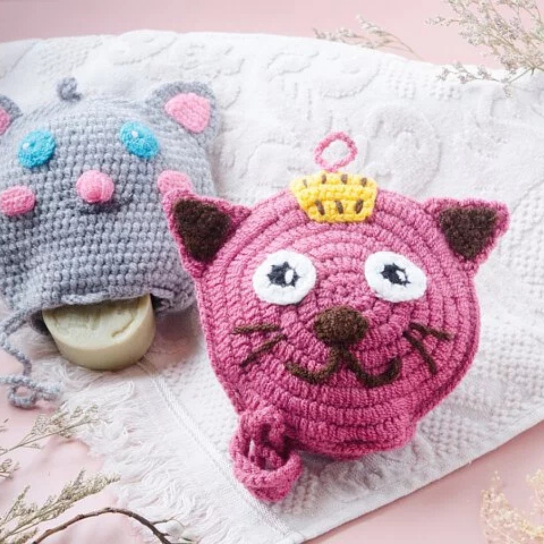 Rose Pink Face｜1001 Meow Pouch (No.03)