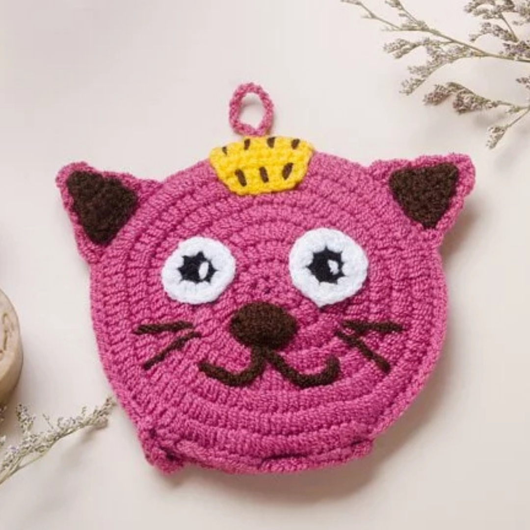 Rose Pink Face｜1001 Meow Pouch (No.03)