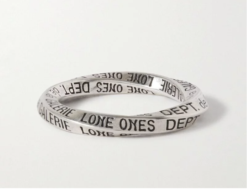 LONEONE x Gallery Dept. French twist logo Ring