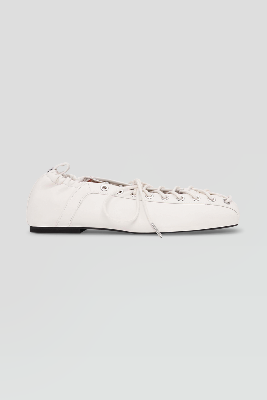 GANNI｜LACE UP 復古繫帶芭蕾平底鞋