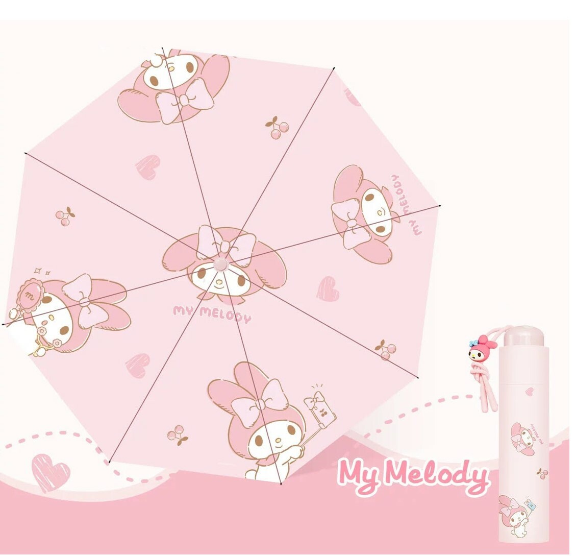 MY MELODY |  8骨防曬縮骨遮| 雨傘