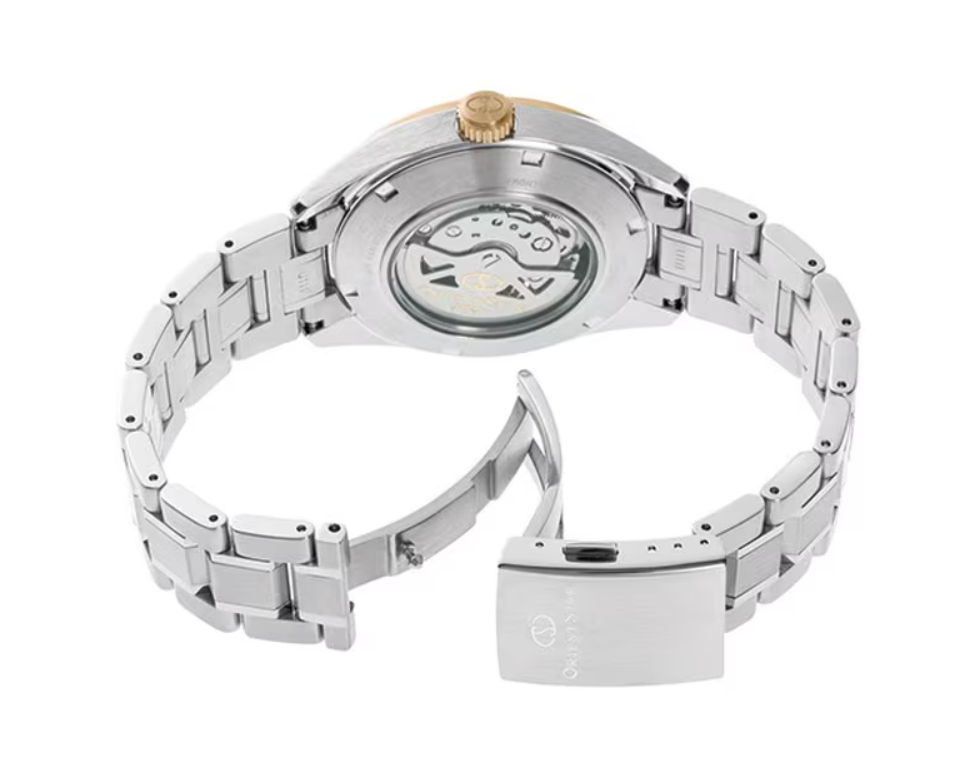 ORIENT STAR 東方之星 Modern skeleton Automatic RK-AV0124G Made in Japan  香檳金 米色 鏤空機械錶 自動手錶 日本製造