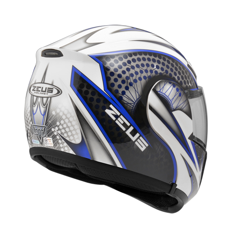 ZEUS ZS-3300 GG27 白/藍 彩繪 內墨片 可樂帽款