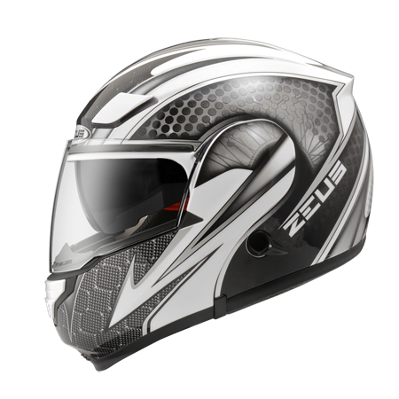 ZEUS ZS-3300 GG27 白/銀 彩繪 內墨片 可樂帽款