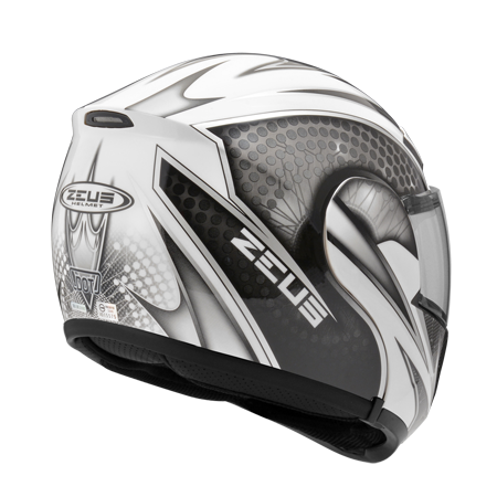 ZEUS ZS-3300 GG27 白/銀 彩繪 內墨片 可樂帽款