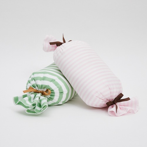 Louisdog 條紋糖果枕頭