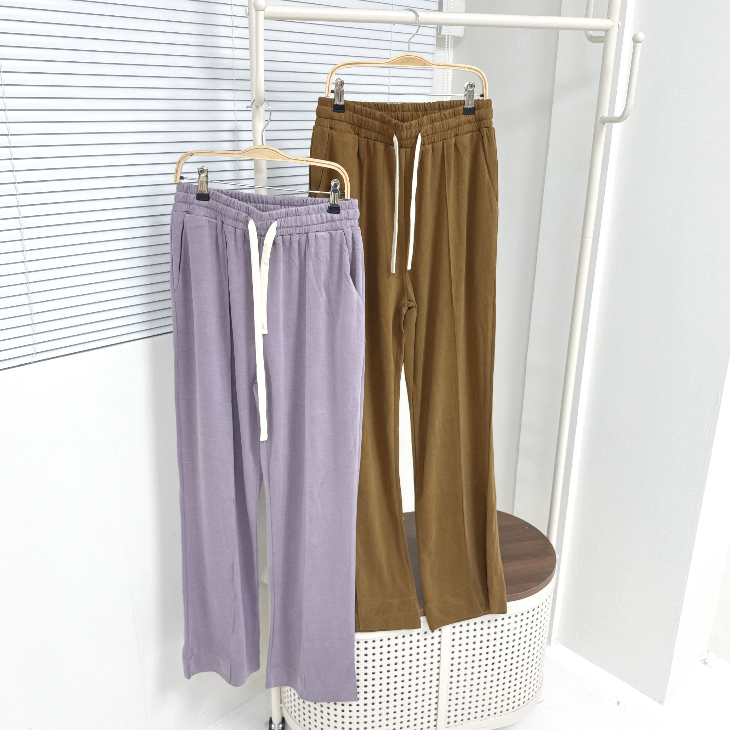 【Hoi2推介】K203-K204 車骨軟身闊褲