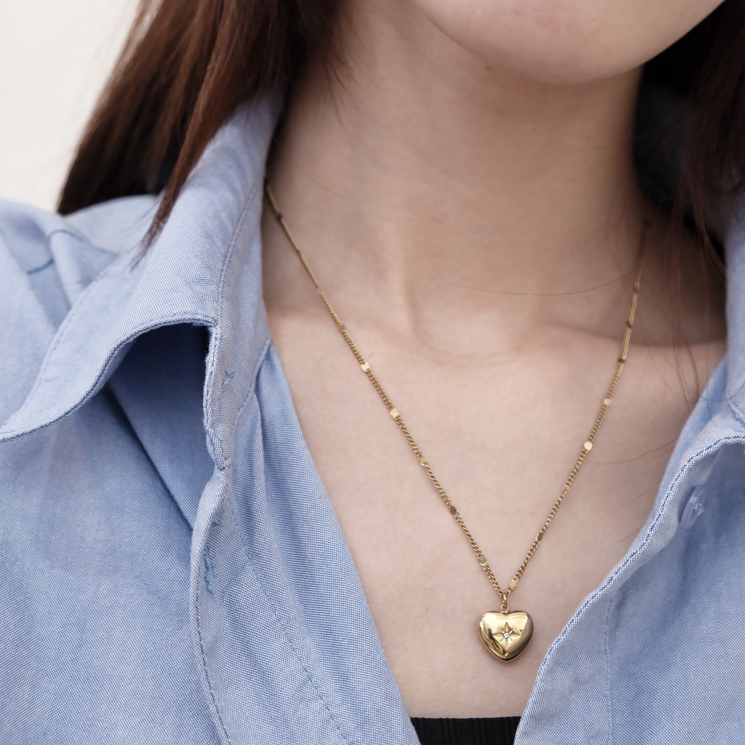 BOHM PARIS-Myra 寶石星愛心項鍊