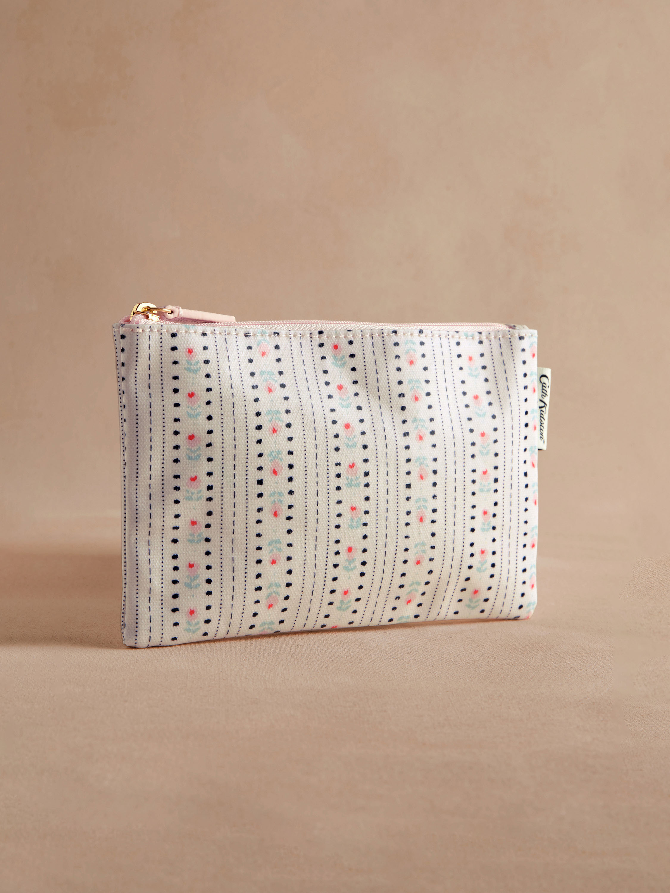 Rose Ticking Stripe 拉鍊收納袋