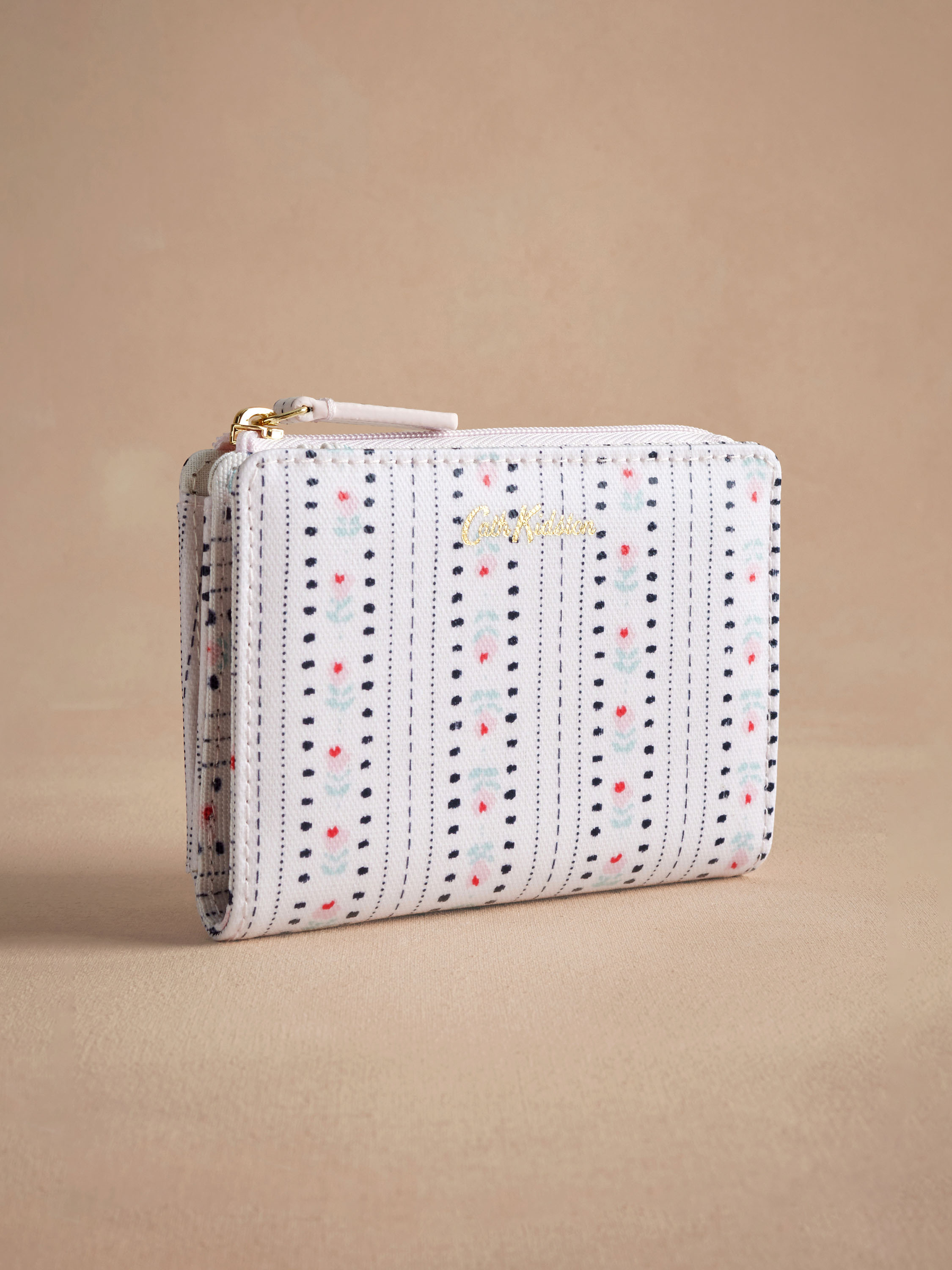 Rose Ticking Stripe 輕薄零錢包短夾