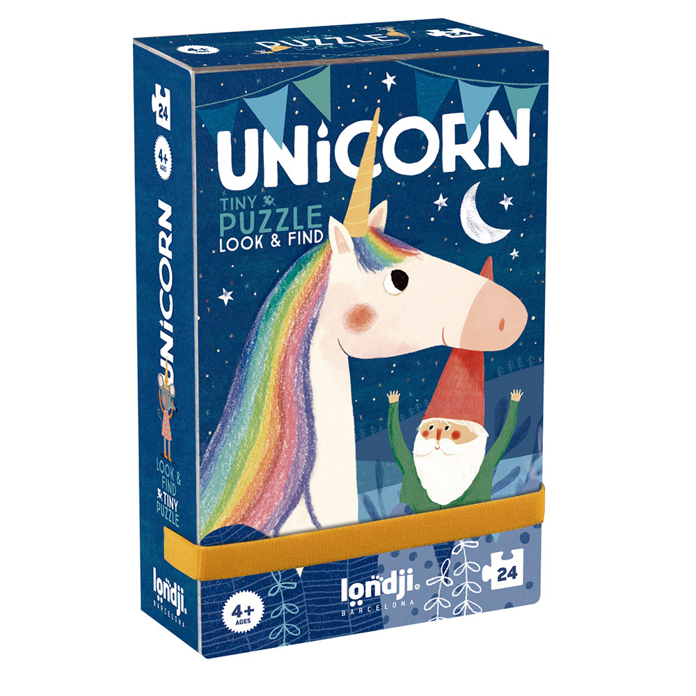 西班牙Londji 獨角獸找找看隨身拼圖