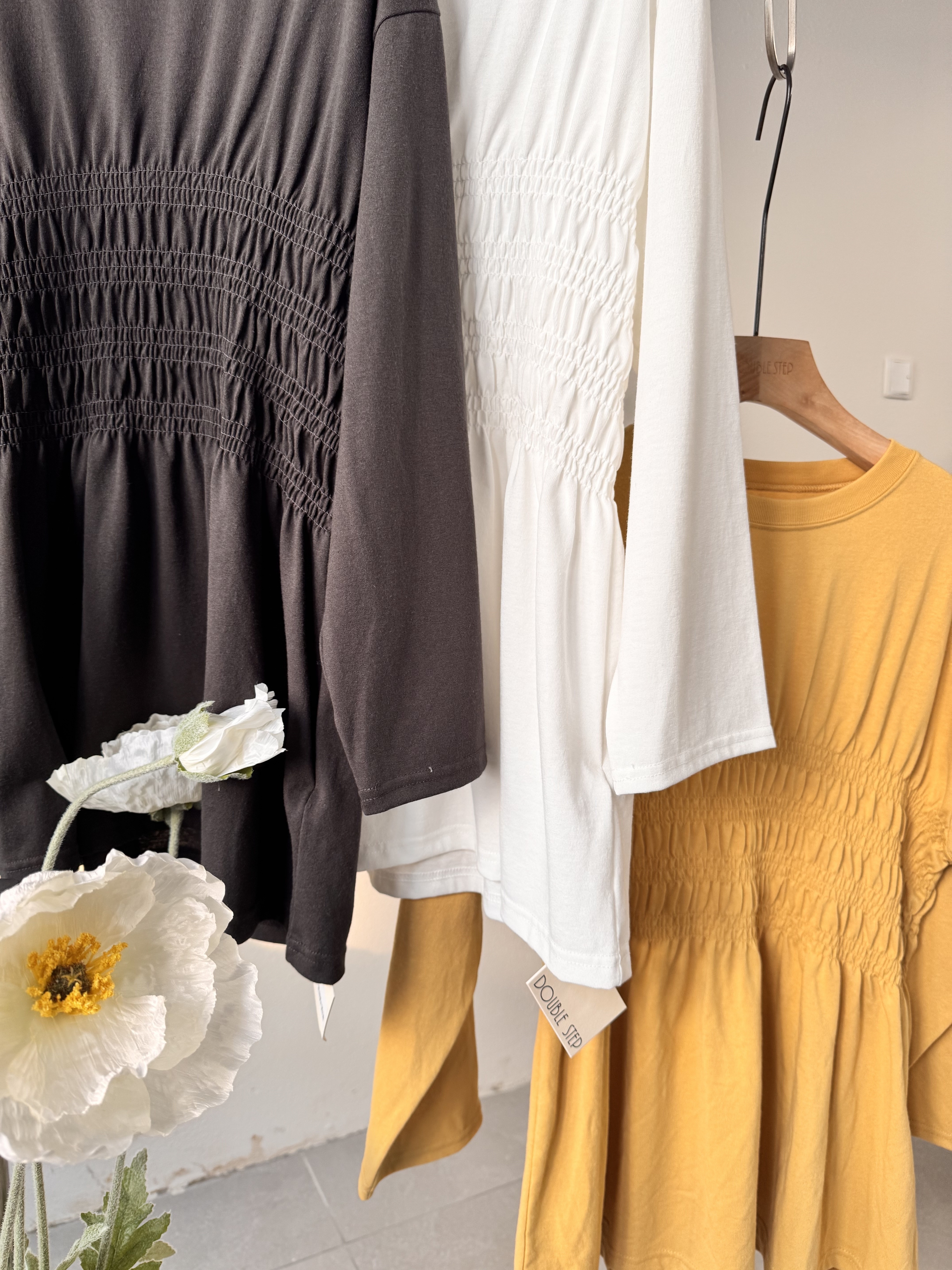 橡筋胸線棉上衣 - BL44391