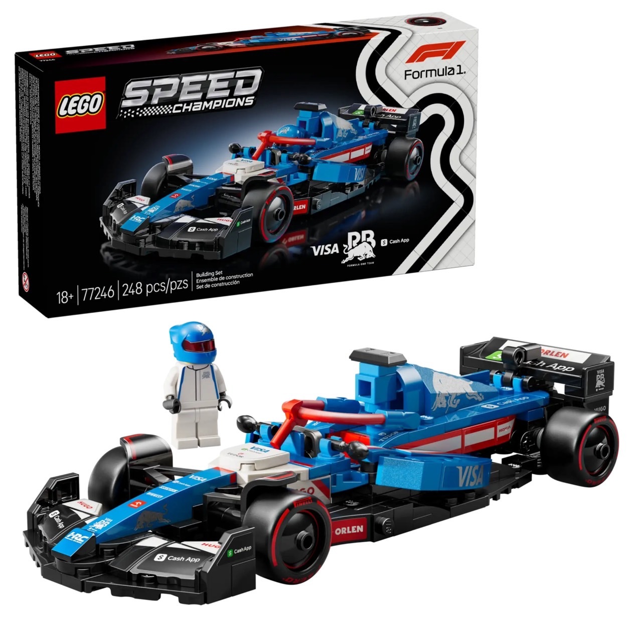 LEGO 77246 RB VCARB 01 F1 LEGO® Speed Champions系列