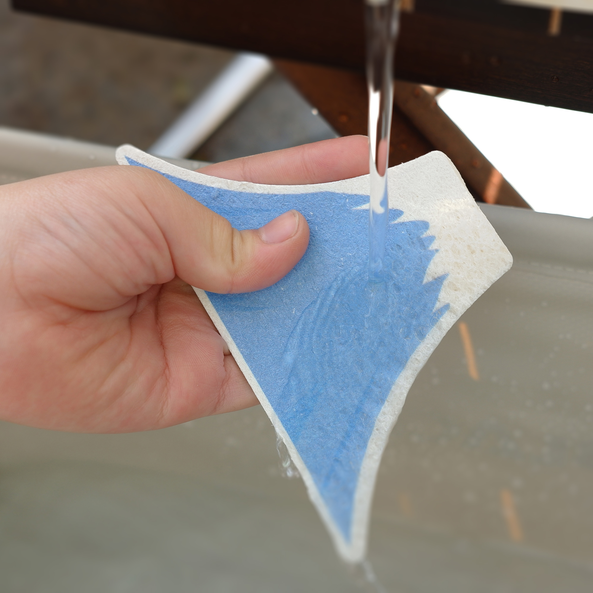 LEAFFY fuji natural cellulose pop up sponge