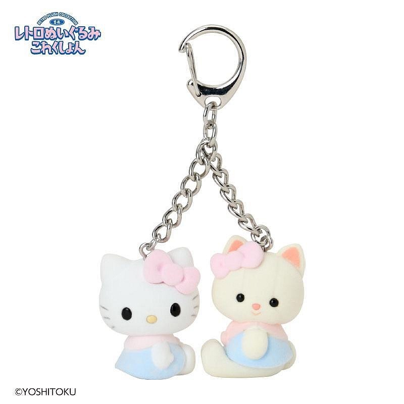 日本 Yoshitoku Retro Plush Collection x Sanrio - 立體公仔匙扣