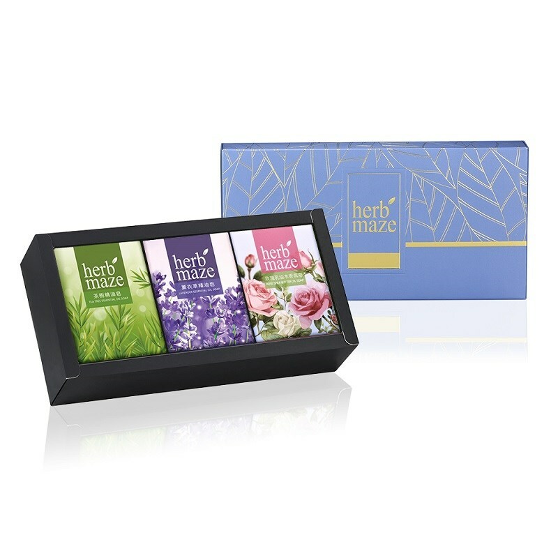 植萃精油香氛皂3入裝禮盒★附贈提袋