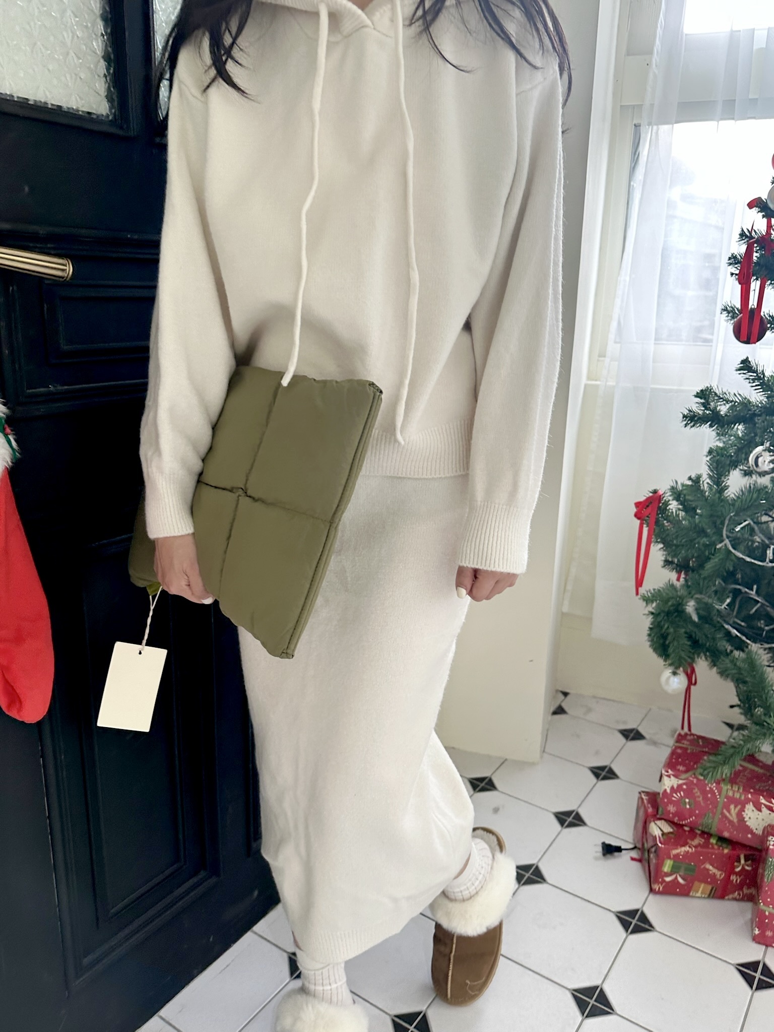 針織裙毛衣套裝