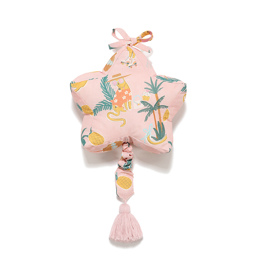 La Millou波蘭 拉米洛北歐風星星音樂盒/床頭音樂鈴｜石虎渡假中(粉底)