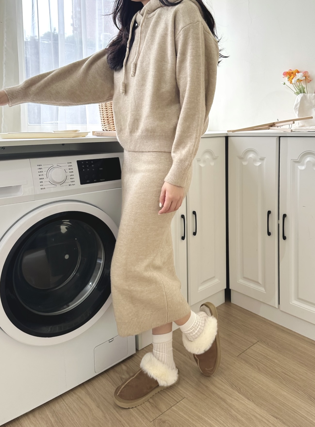 針織裙毛衣套裝