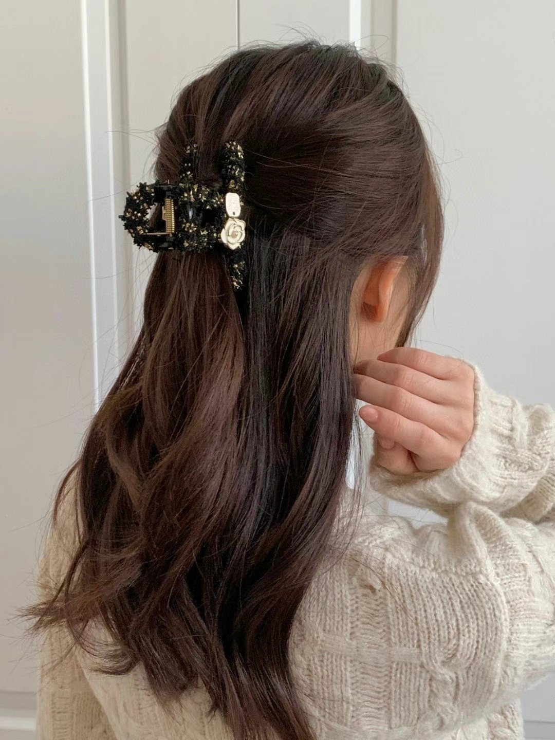 氣質小香風髮夾