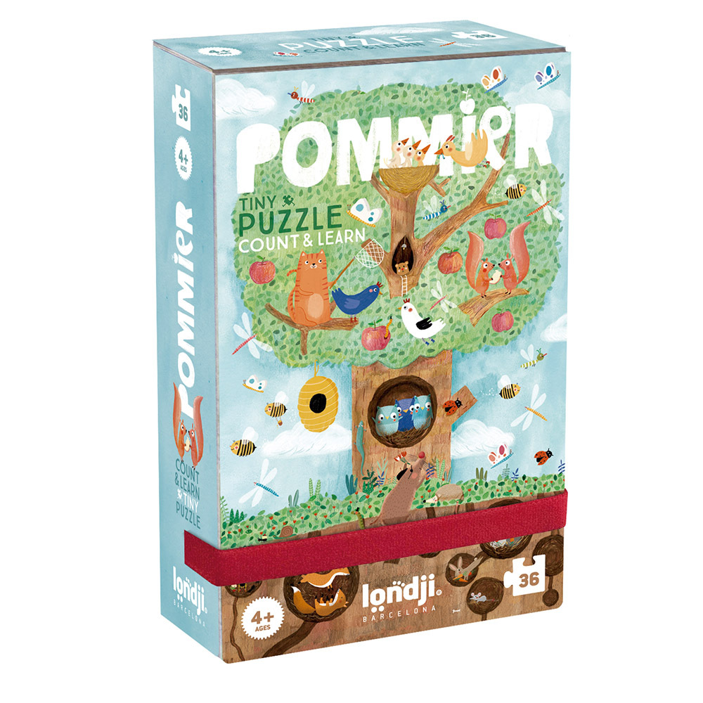 西班牙Londji 蘋果樹找找看隨身拼圖