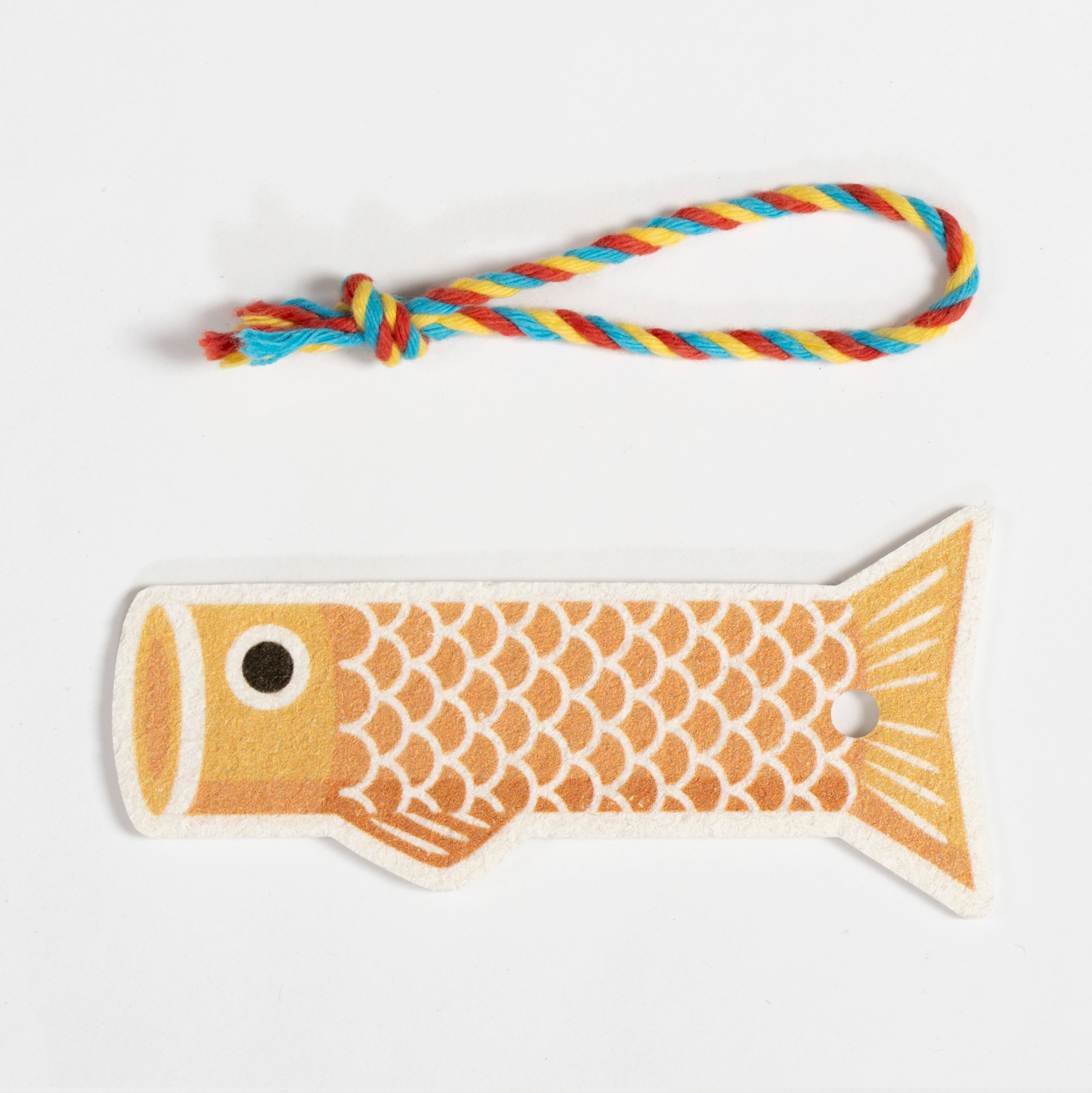 LEAFFY koinobori natural cellulose pop up sponge - yellow