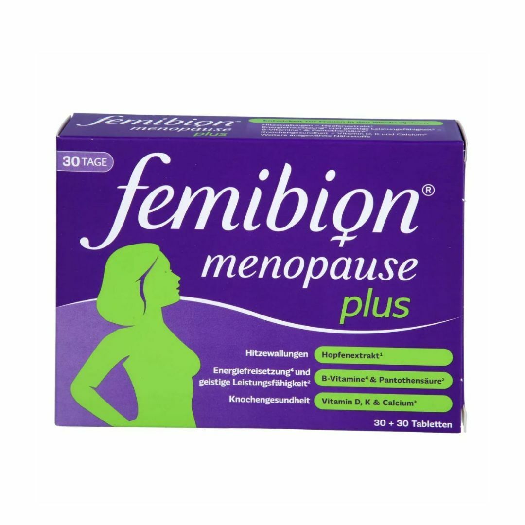 Femibion 德國伊維安 更年期加強版 2x30粒 (1個月份量)  - 針對控制潮熱