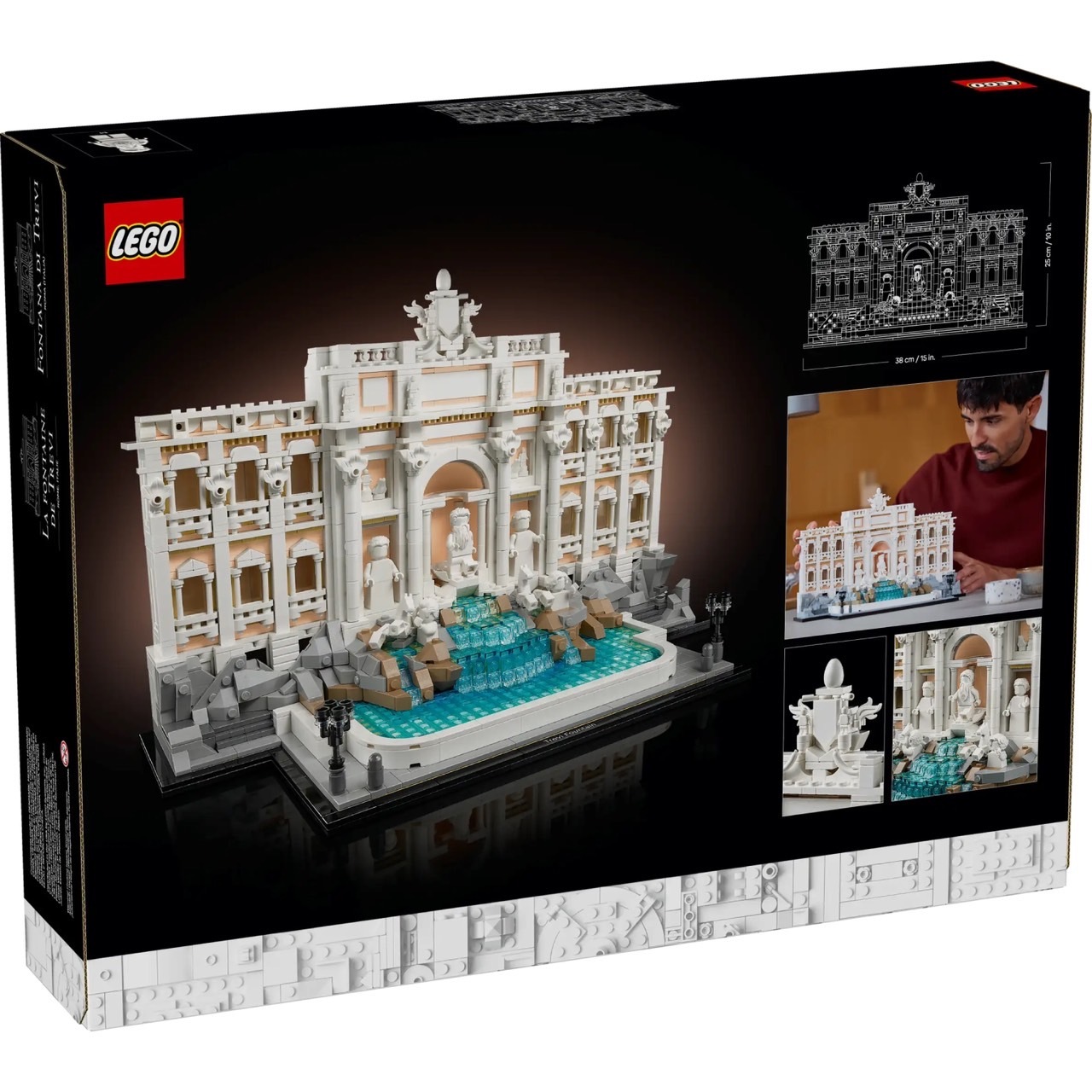 LEGO 21062 特雷維噴泉Trevi Fountain LEGO® Architecture系列