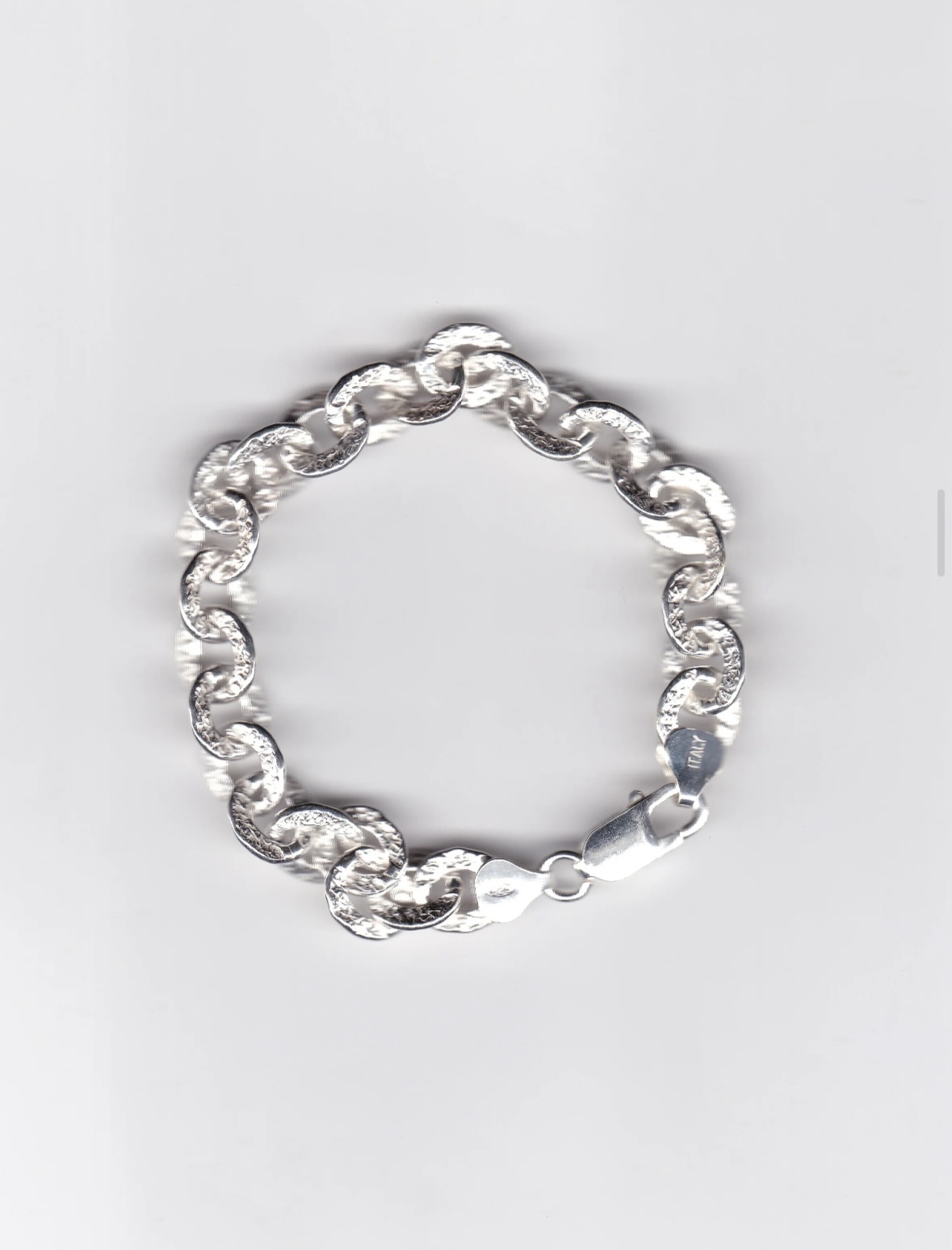 PROJ-ORNMNT 熔凝輕銀手鍊