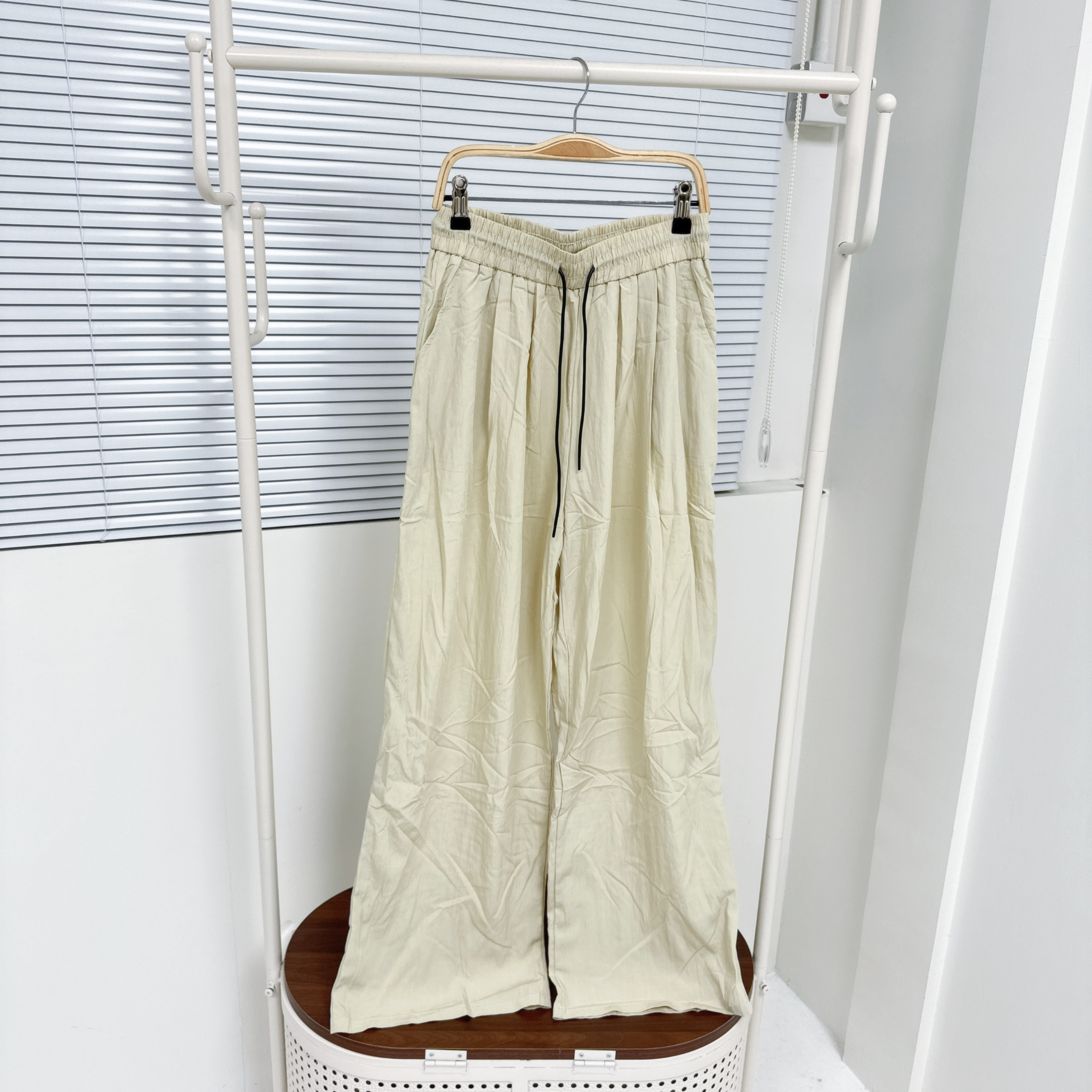 【Hoi2推介】K259 腰索繩薄闊褲